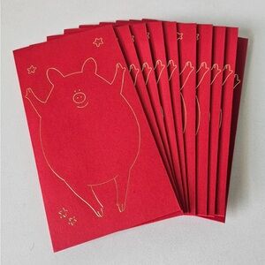 Hermes Year of the Pig Red Money Envelopes